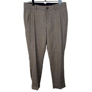 Comptoir Des Cotonniers Wool Blend Mens Pants‎ Size 40 Brown